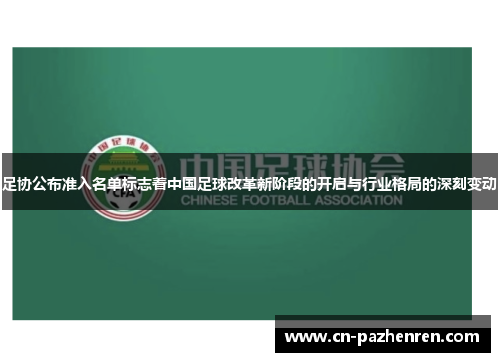 足协公布准入名单标志着中国足球改革新阶段的开启与行业格局的深刻变动
