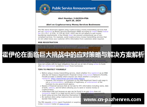 霍伊伦在面临巨大挑战中的应对策略与解决方案解析
